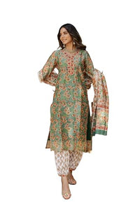 LookMark Kurta Set: Where Tradition Meets Trend: Stay Fashion-Forward Yet Rooted in Tradition with Our Stylish Ethnic Sets! Gree