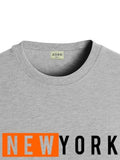 Adro Tshirt For Men | Printed T Shirt For Men | 100% Cotton T-Shirt |Printed T Shirt | T-Shirts | Rn24-Nky-Gr-L Grey