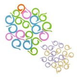 ATORSE 2x40 Pieces 2 Sizes Plastic Split Stitch Ring Crochet Knitting Markers