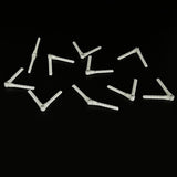 10PCS RC Airplane Plastic Pin Hinge for RC Plane Helicopter Aircraft DIY Model Plane Fix Wing Parts (2.5x48mm)