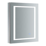 Fresca Spazio 24 Wide X 30 Tall Bathroom Medicine Cabinet W/Led Lighting & Defogger