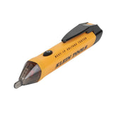 Klein Tools NCVT1P Voltage Tester, NonContact Low Voltage Tester Pen, 50V to 1000V AC, Audible and Flashing LED Alarms, Pocket 