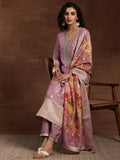 Libas Women'S Silk Blend Kurta Set (277160R Mauve Xl