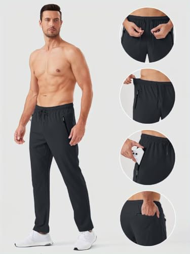 Toplot Track Pants For Men || Activewear Pants || Mens Joggers || Zipper Pocket || Casual Trousers || Stretchable (Sports | Gym | Yoga) (Track-Pant-5217-Dark Grey-32),Dark Grey,32,B0DRD12RMM