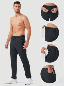 Toplot Track Pants For Men || Activewear Pants || Mens Joggers || Zipper Pocket || Casual Trousers || Stretchable (Sports | Gym | Yoga) (Track-Pant-5217-Dark Grey-32),Dark Grey,32,B0DRD12RMM