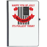 Udnag Ruled Notebook Diary Independance Day | Happy 4Th Of JulyEnjoy Freedom To Its Fullest Today, [A5 80Pages 80Gsm]