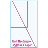 Half Rectangle Template by Quilt in a Day
