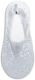 Chacko WomenS Lace Casual No Show NonSkid Boat Socks Set Of 1_Grey