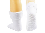 Yanwenx Baby Socks Cotton Breathable Anti Skid Thick Warm Kids Socks Pack Of 1_White_34 Years
