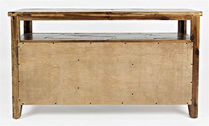 Artisan'S Craft 54'' Farmhouse Distressed Acacia Console Tv Stand