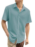 Dhruvi Trendz Mens Polly Cotton Men'S Casual Shirt Regular Fit Casual (Dt-Ms-6130_Blue_Xl)