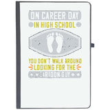 Udnag Ruled Notebook Diary Walking | On Career Day In Highschool, [A5 80Pages 80Gsm]