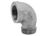 ELBOW 90 BLACK 2STREET (Pack of 1)