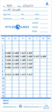 Pyramid Time Systems Attendance Cards For Time Clock Models 2500/2600/2650, 1000 Per Pack