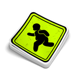 Fat Guy Crossing - Hard Hat Decal