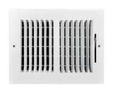 REGISTER SIDEWALL WH 8X6 (Pack of 1)