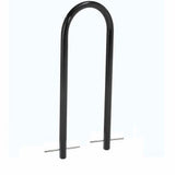 Global Industrial U-Rack Bike Rack 2-Bike Capacity Below Ground Mount Black