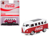 1963 Volkswagen Type 2 Van CocaCola Red and White 1/50 Diecast Model by Motorcity Classics