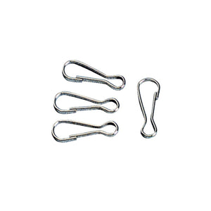 Pepperell Braiding Nickel Plated Lanyard Hook, 1 In, Pack Of 144