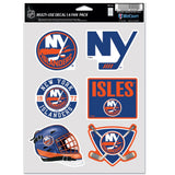 New York Islanders Decal Multi Use Fan 6 Pack Special Order