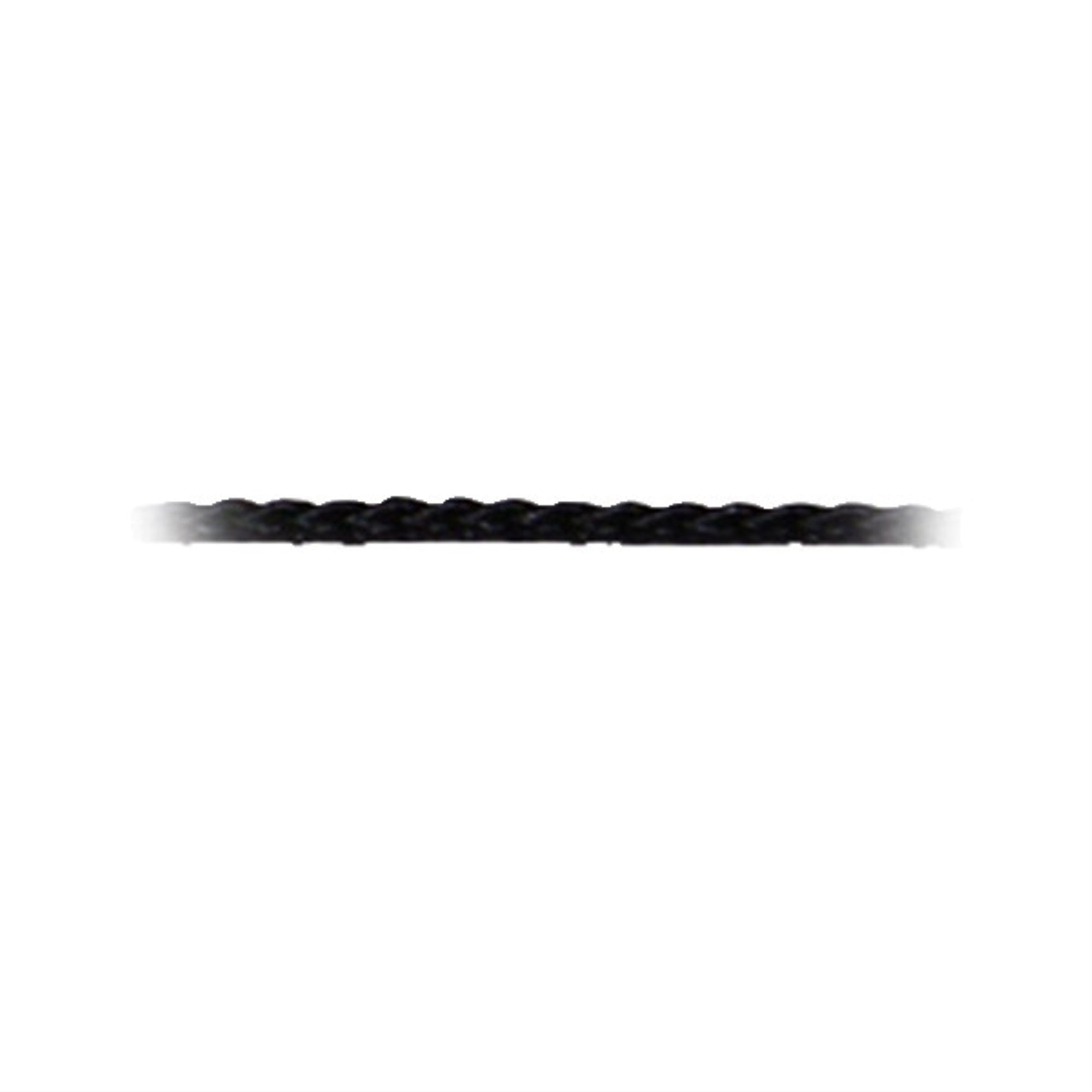 Pepperell Braiding Shiny Jewelry Cord, 1.5 Mm X 25 Yd, Black