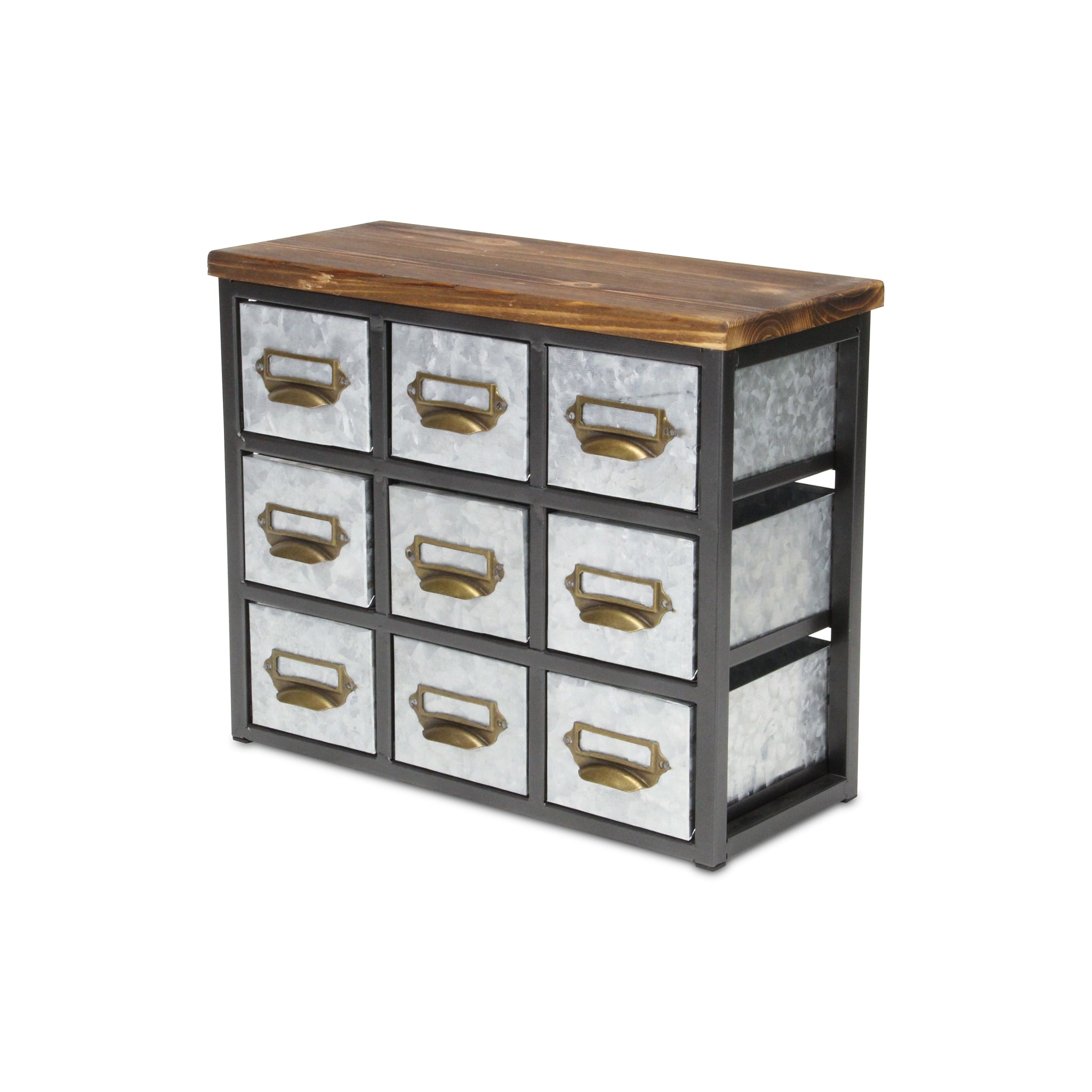 Arben 9 Slot Galvanized Table Organizer