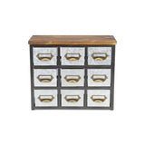 Arben 9 Slot Galvanized Table Organizer