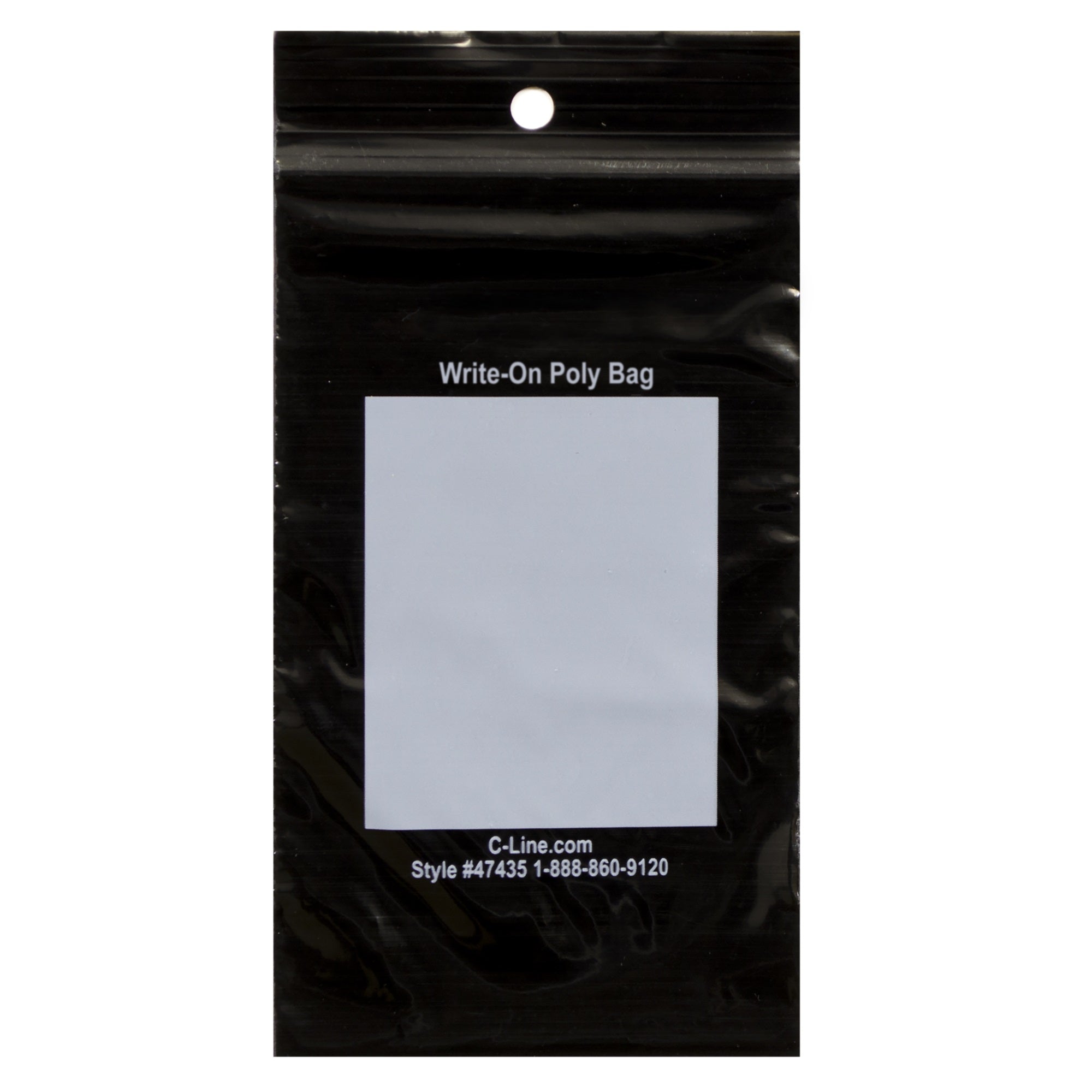 Write-On Poly Bags, 3 X 5, 1000/Bx, 47435