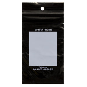 Write-On Poly Bags, 3 X 5, 1000/Bx, 47435