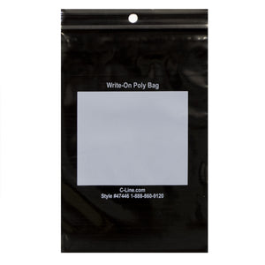 Write-On Poly Bags, 4 X 6, 1000/Bx, 47446