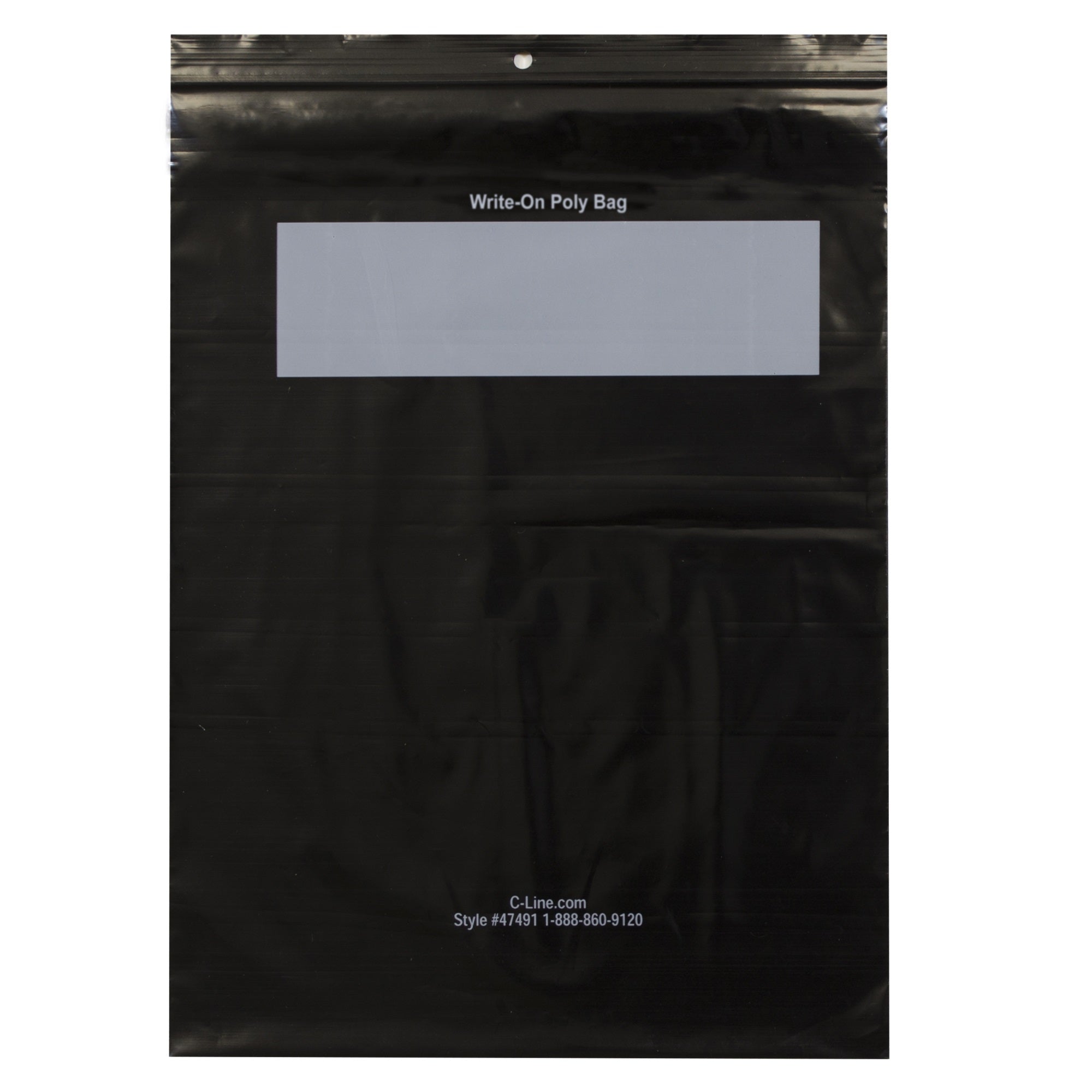 Write-On Poly Bags, 8-1/2 X 11, 1000/Bx, 47491
