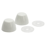 TOILET BOLT CAPS WHITE (Pack of 1)