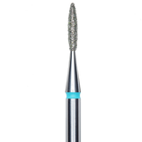 DIAMOND NAIL DRILL BIT, "FLAME", BLUE, HEAD DIAMETER 1.6/8MM (FA11B016/8) - STALEKS™
