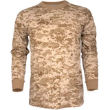 Mens Long Sleeve TShirt Digital Desert XL
