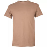 Men'S Short Sleeve T-Shirt Brown 3Xl