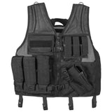 Big & Tall Assault Cross Draw Vest Black - 2Xl/3Xl