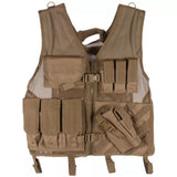 Big & Tall Assault Cross Draw Vest Coyote - 2Xl/3Xl