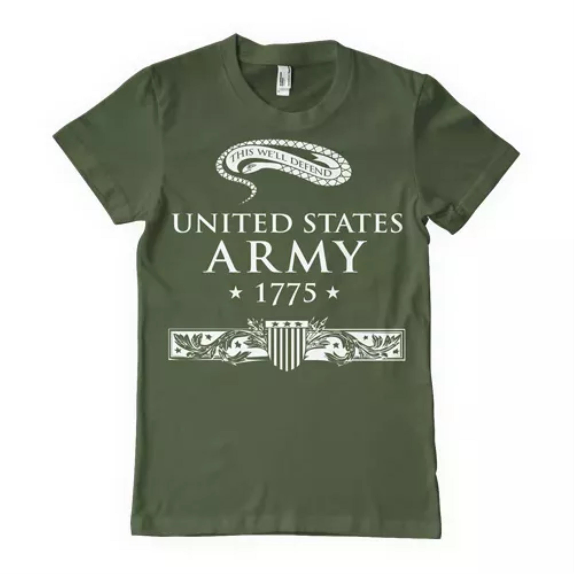 America'S Finest Men'S T-Shirt Olive Drab - Medium