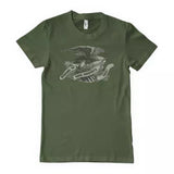 An American Force Men'S T-Shirt Olive Drab - Medium