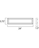 Rembrant 24"W 2-Light LED Bath Vanity Light Fixture Anodized Bronze Finish by Maxim