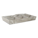 Loomstead 6 Slot Tapered Woody Caddy - Gray