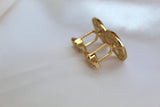 St. Benedict Cufflinks in Gold Vermeil