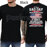 President Fight To Protect The American People T-Shirt – Conservative Political Graphics Tee, Funny Patriotic Men's Apparel