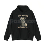 Foul Mouthed and Feral Raccoon T-Shirt – Funny Trash Panda Hoodie & Sarcastic Chaos Sweatshirt