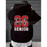 Twenty 26 Senior Hoodie – Class of 2026 Graduation Sweatshirt & T-Shirt, Senior Year Game Day Fit