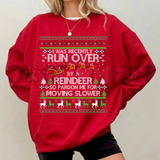 "Most Likely To Get Run Over By A Reindeer" Funny Christmas T-Shirt
