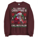 Baby Billy Freeman 'Running in the Halls' Christmas Sweatshirt | Righteous Gemstones Musical Moments Jumper | Ironic Holiday Fan Gear