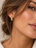 Gold Filled Teardrop Hoops