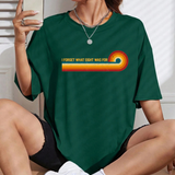 Countless Blunders 70s Stripe Tee – Sarcastic Number Quote Graphic Shirt