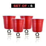 Red Bicycle Handlebar Cup Holder